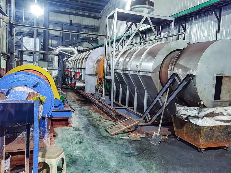 Печь для обжига диоксида титана