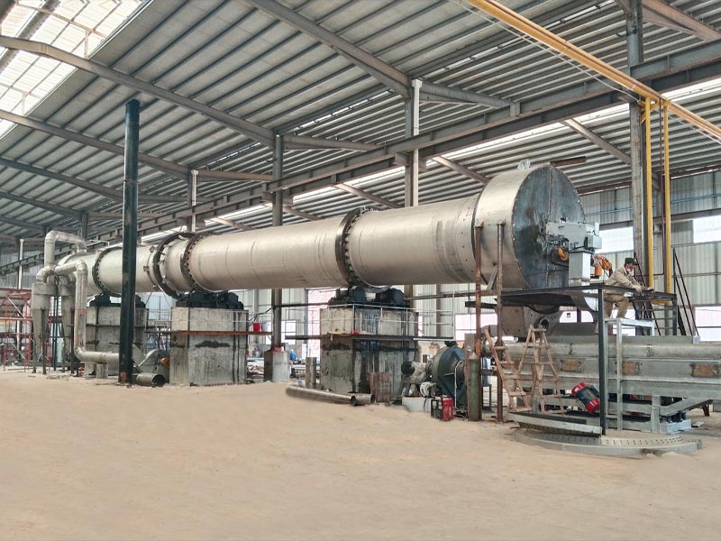 Печь для обжига диоксида титана